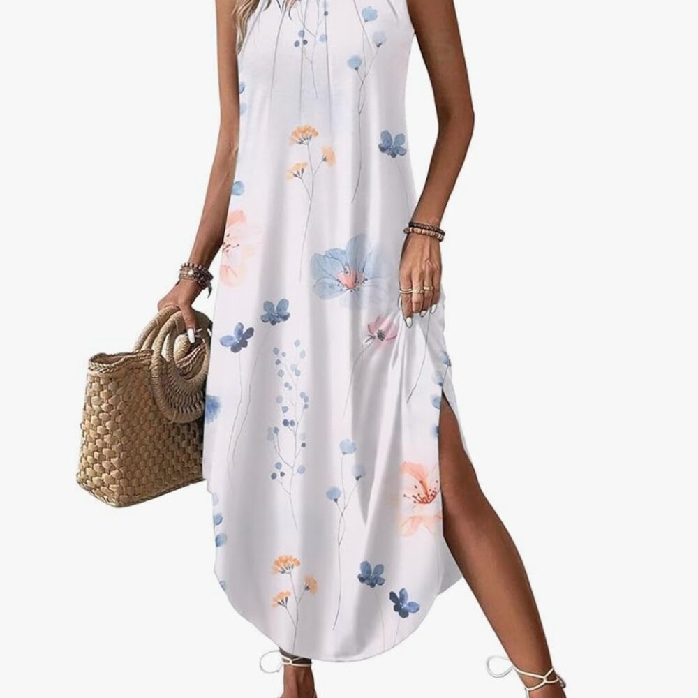 Floral tank dress